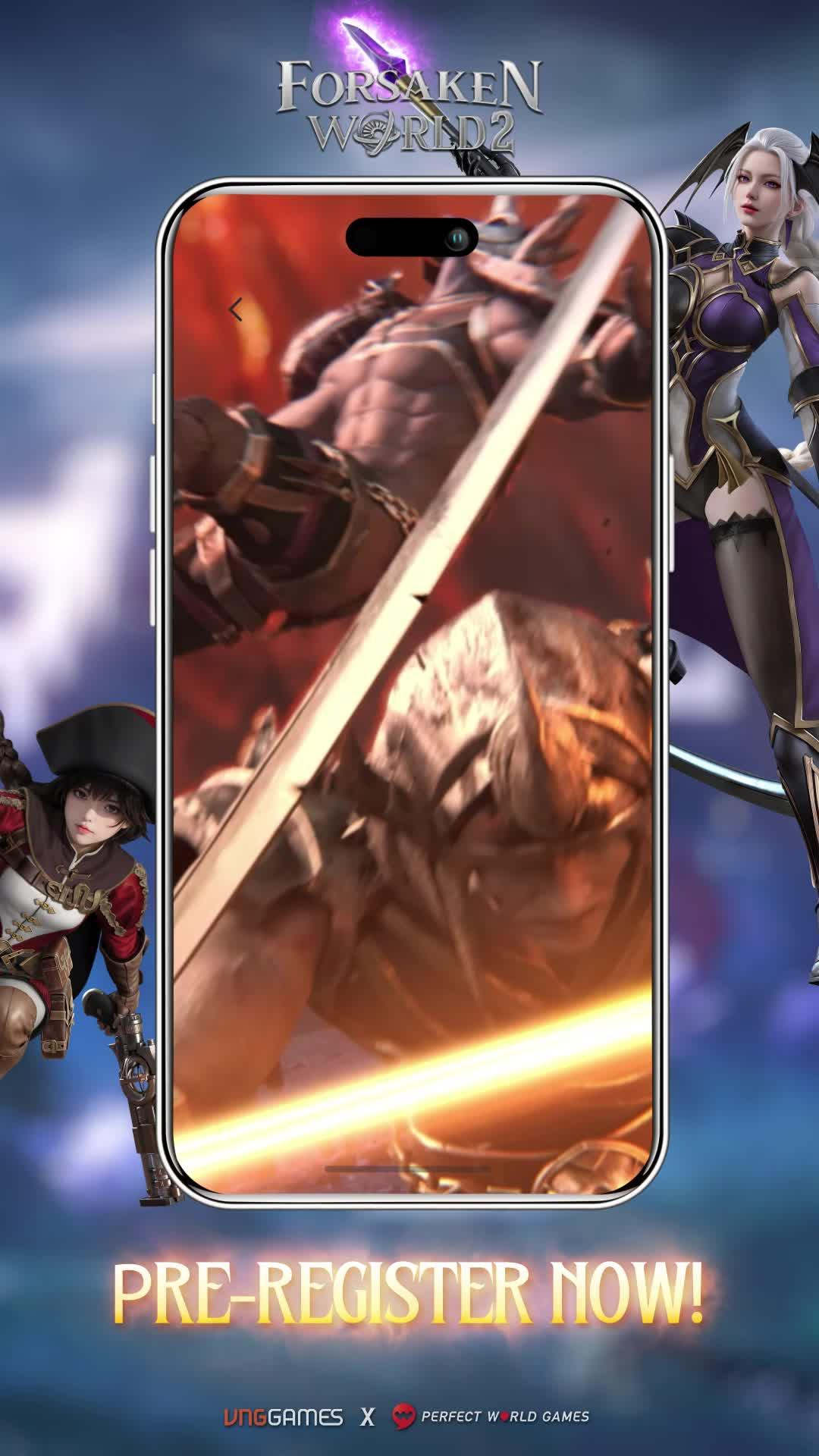 Be among the first to pre-register and unlock rare items and rewards on your quest for vengeance