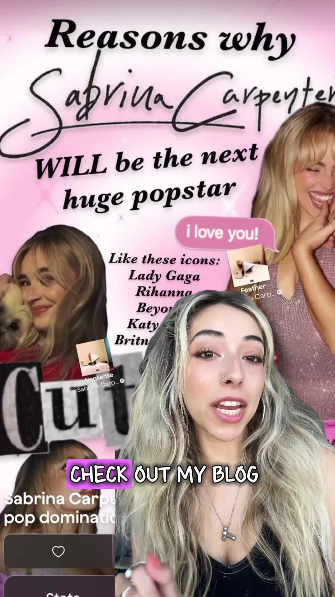 okay but am I wrong?! #sabrinacarpenter #blog #carpenters