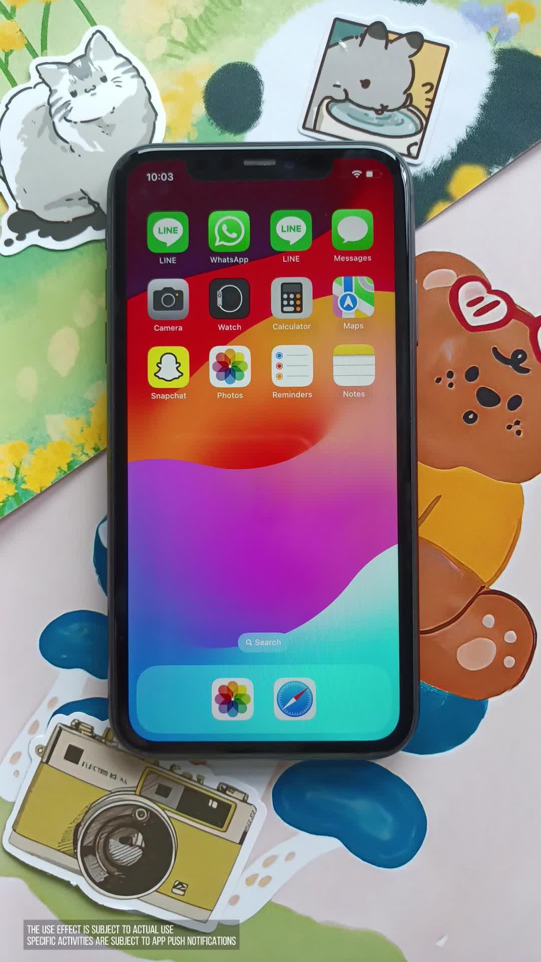 Make your phone wallpaper interesting