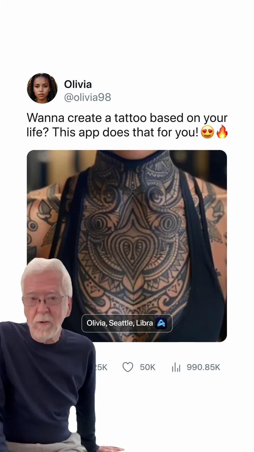 Impress everyone with unique tattoo design!