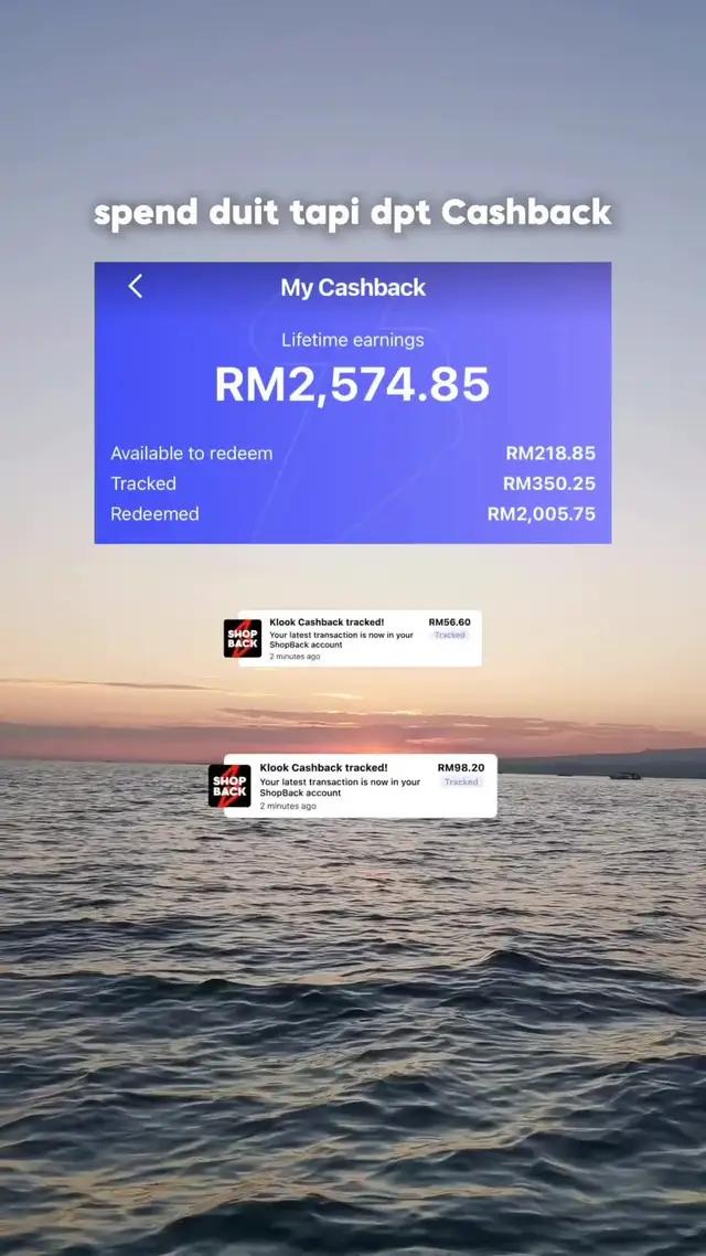 Senang je nak dapat Cashback lagi lagi bila travel!