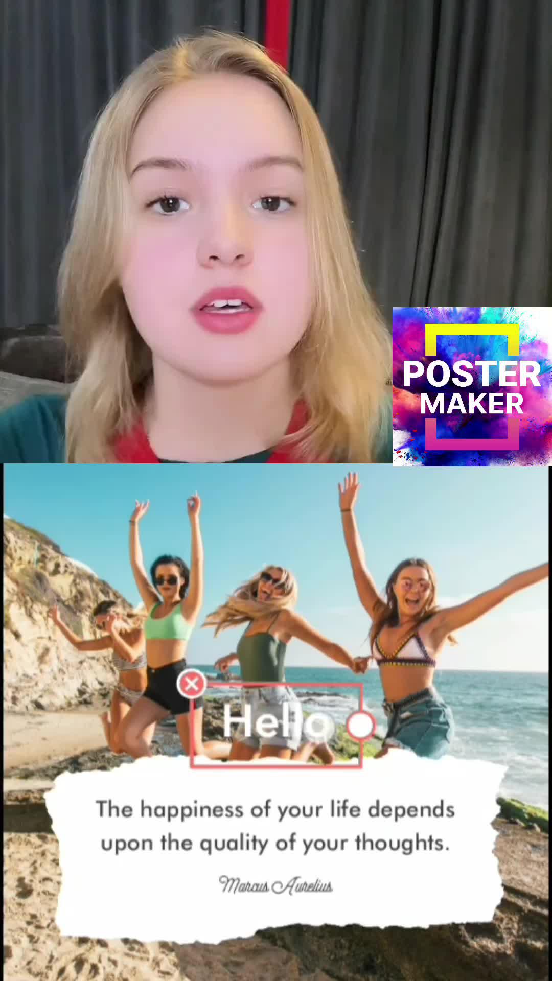 The only app for creating posters and stickers that you'll ever need.