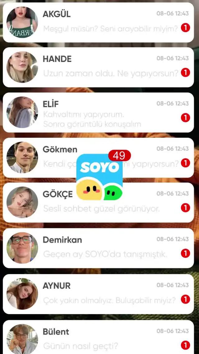 Konuşma ve paylaşım için bir uygulama