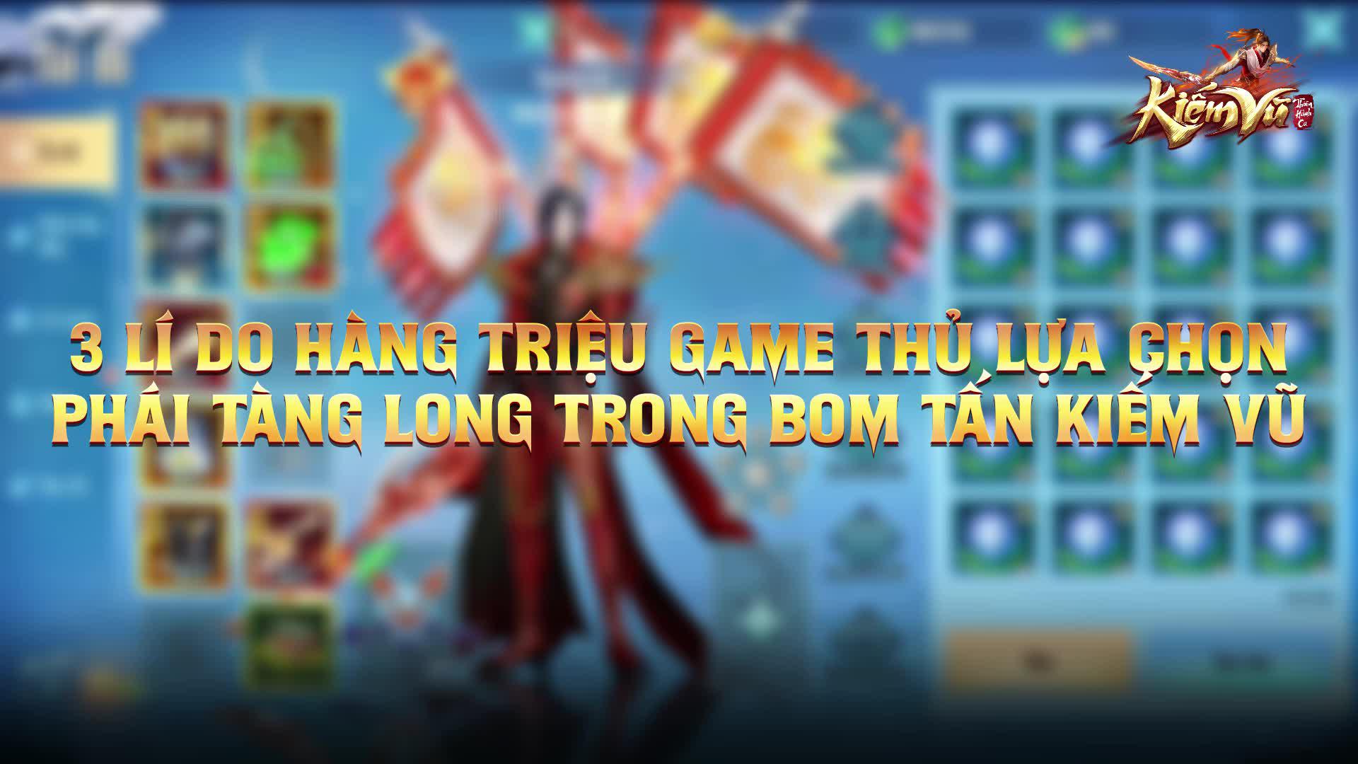 Môn Phái  mới - Tàng Long lần đầu xuất hiện trong Kiếm Vũ