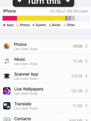 Clean up your device in a few taps!