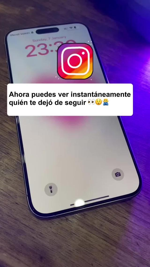 Ahora puedes ver instantáneamente quién te deja de seguir.