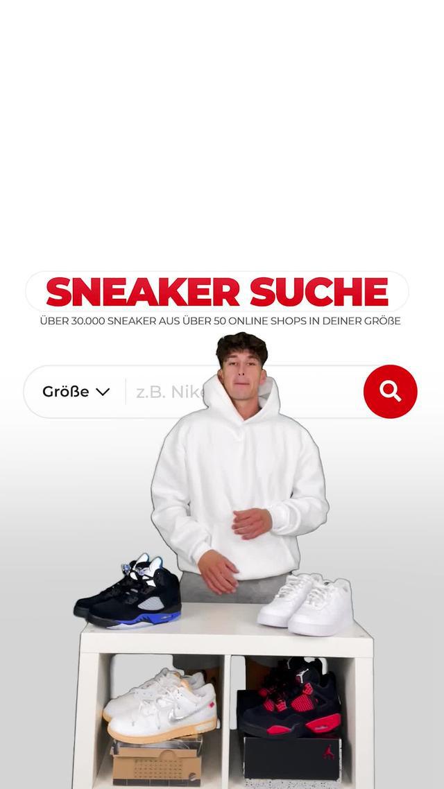 Über 50 Onlineshops auf einem Blick! Dein Wunsch-Sneaker in deiner Größe zum Bestpreis! 