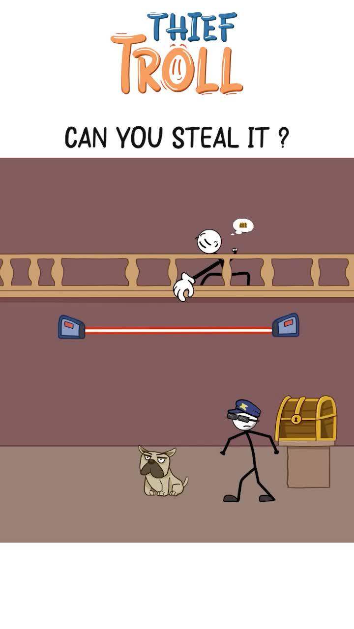 Play with Thief Troll game!