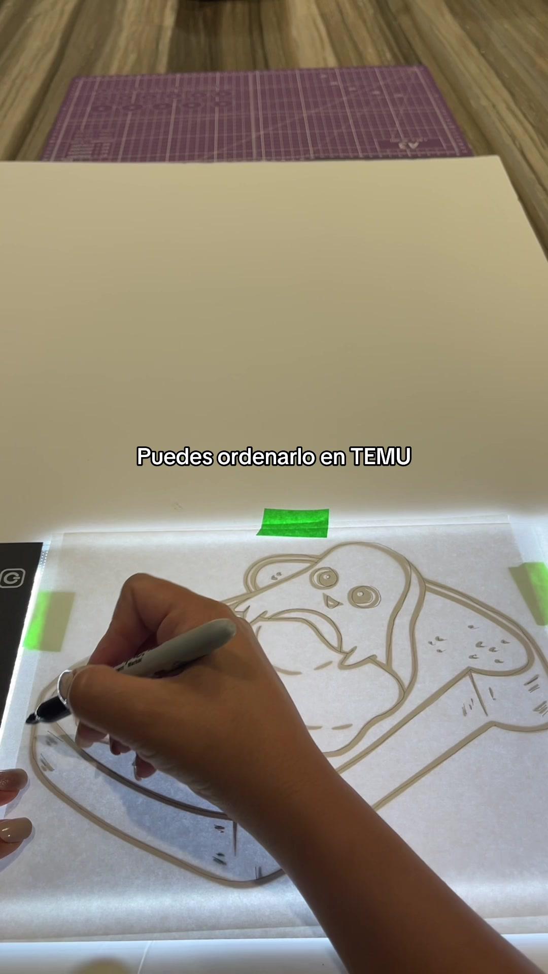 Miren el tablero de luz que me enviaron de @Temu 🛒 🔎search code dnj9685  in #temu search bar for $0.69 Drawing Board and 🔗 in bi0 (app new users only) free shipping & return #fashion #temumethod #temufree #temufinds #temuhaul #temutoppicks #haul #lightpad