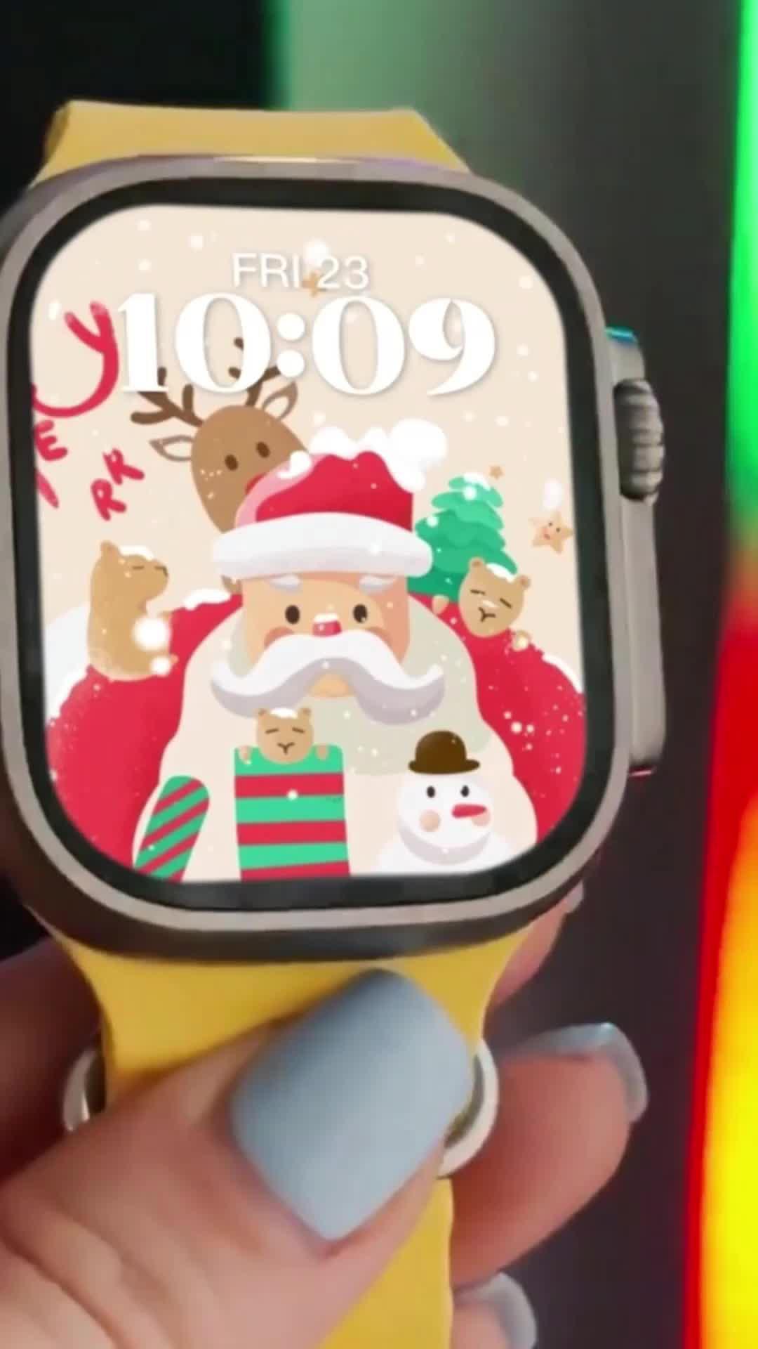 Christmas watch faces made by yourself.