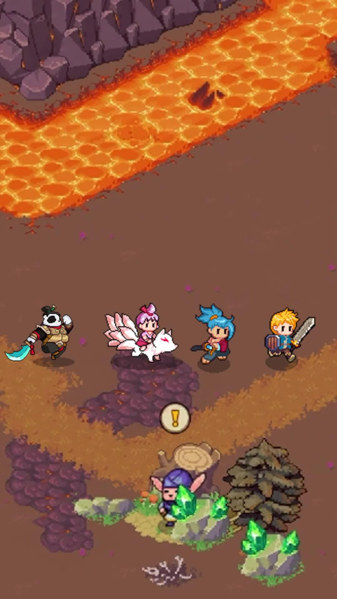 Unlock powerful skills and collect epic gear.  Adventure in pixel heroes is yours!