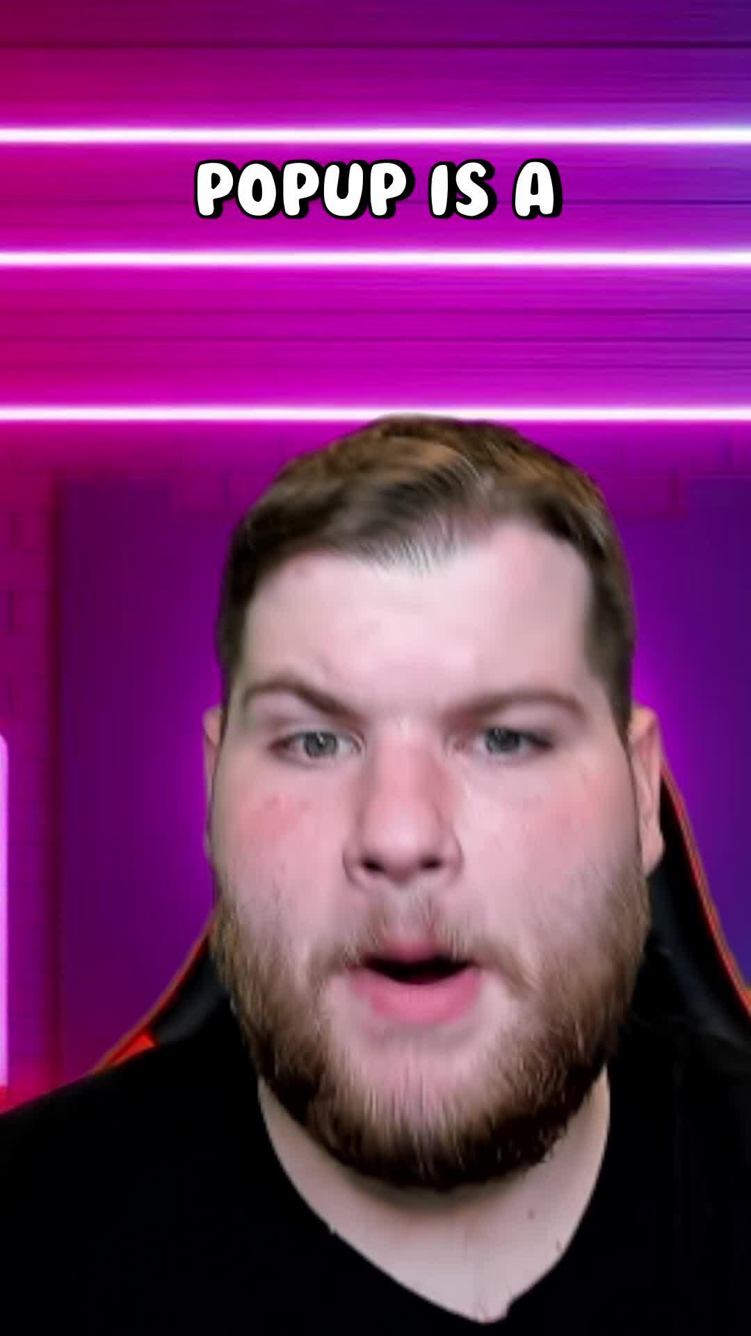 A new PopUp means a new encounter