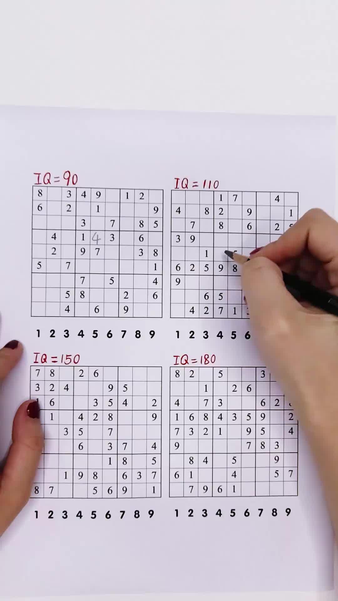Sudoku challenge!!Addictive puzzle game!!