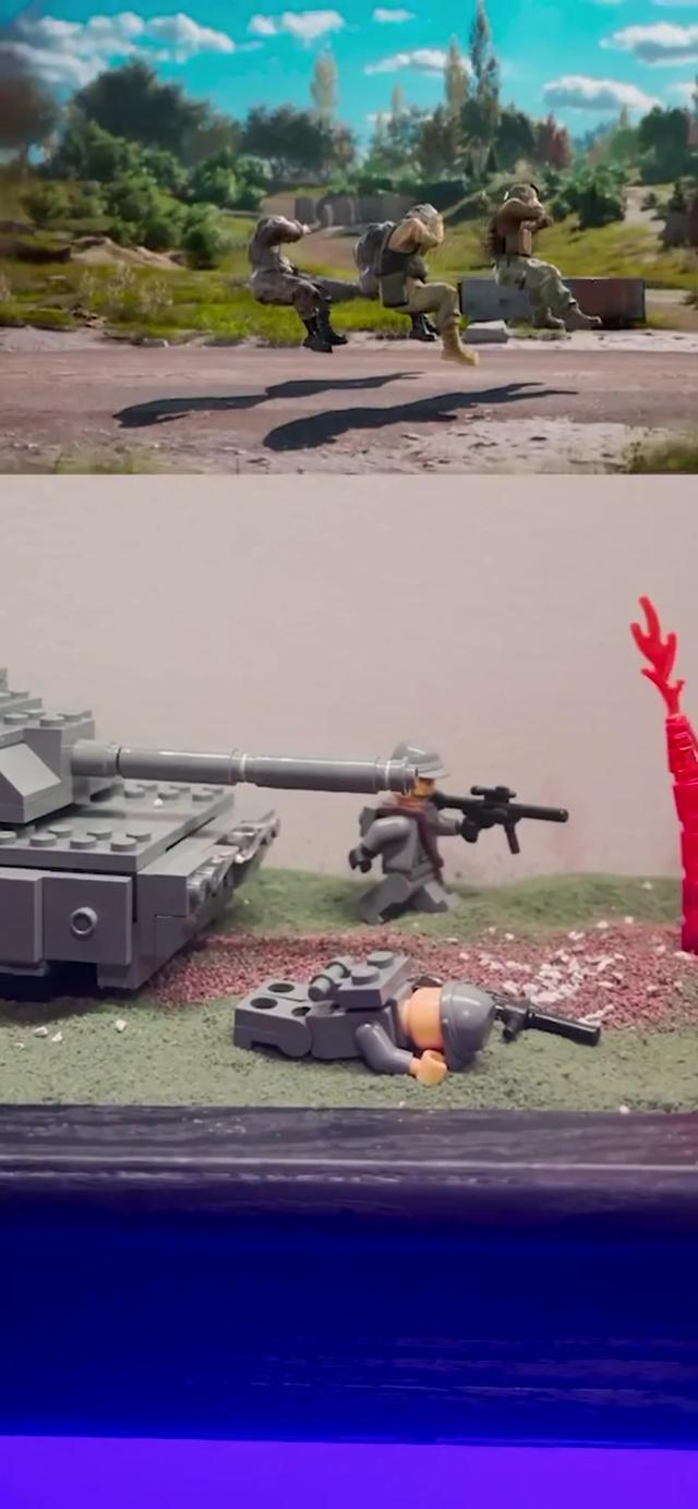 You all should go check out Warpath: Ace Shooter!  What do you think of the custom Tank and battle display that I made? #lego #warpath #tank 