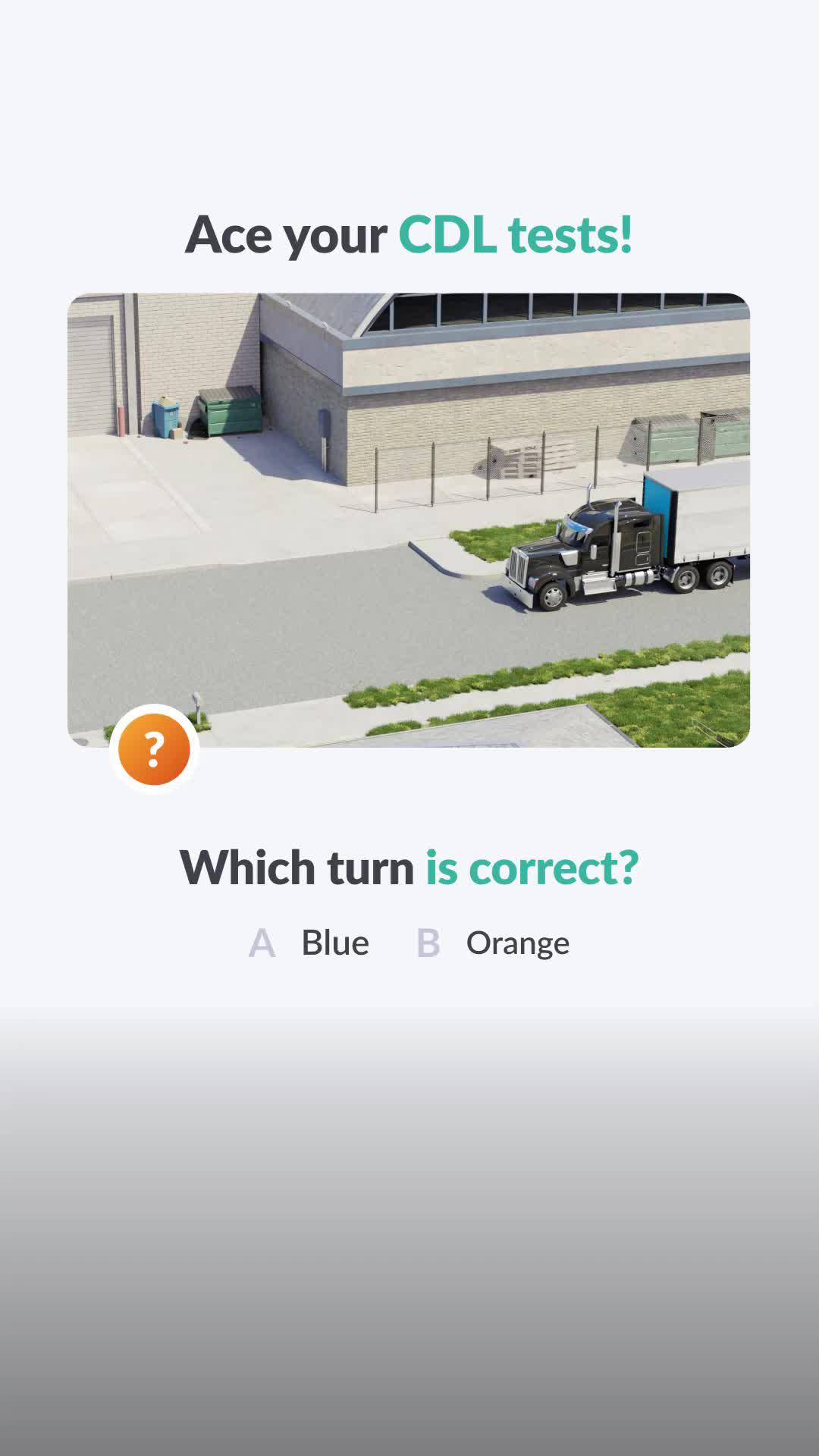 Study for your CDL test now!