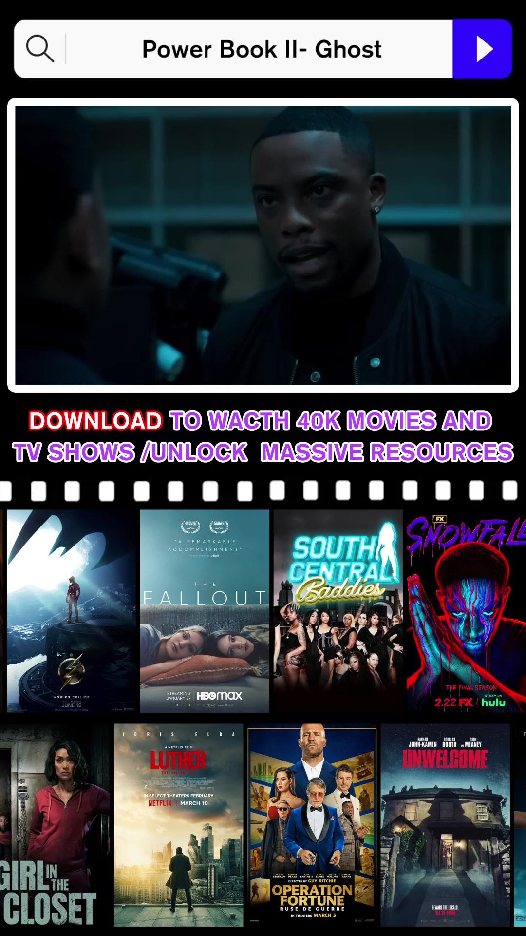 Download to watch the hottest movies and series for free