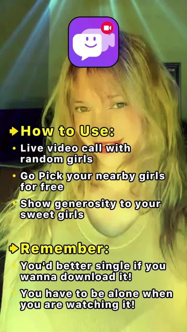 Free match with random girls and live video call with her immediately!