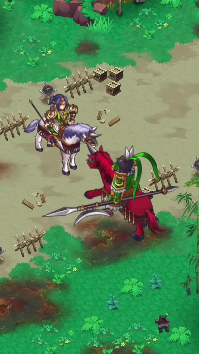 正版授權，日式三國本格戰棋SRPG今日開服，登錄領取君主神將。