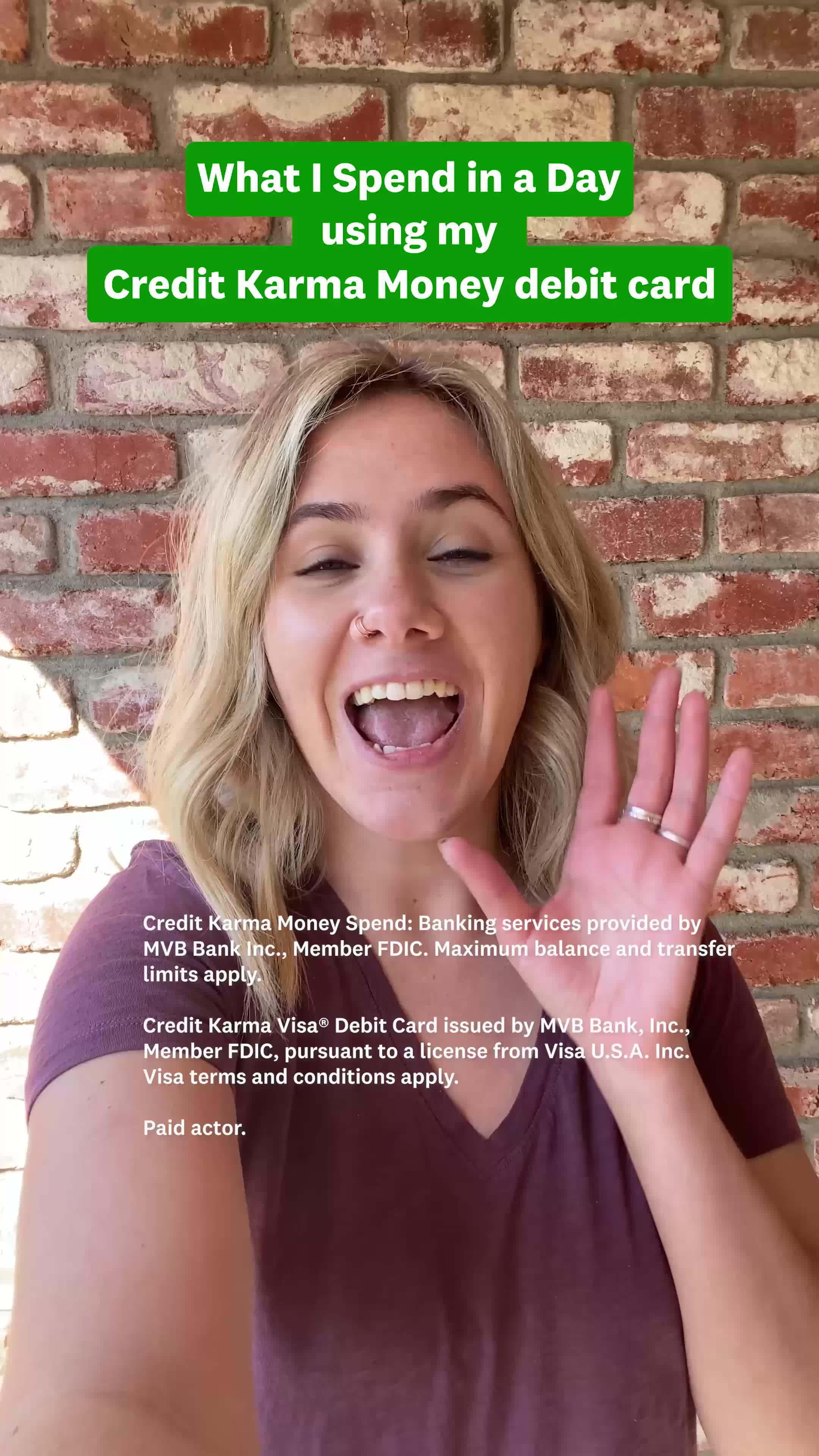 You could win a purchase reimbursement just for using your debit card with Credit Karma Money™