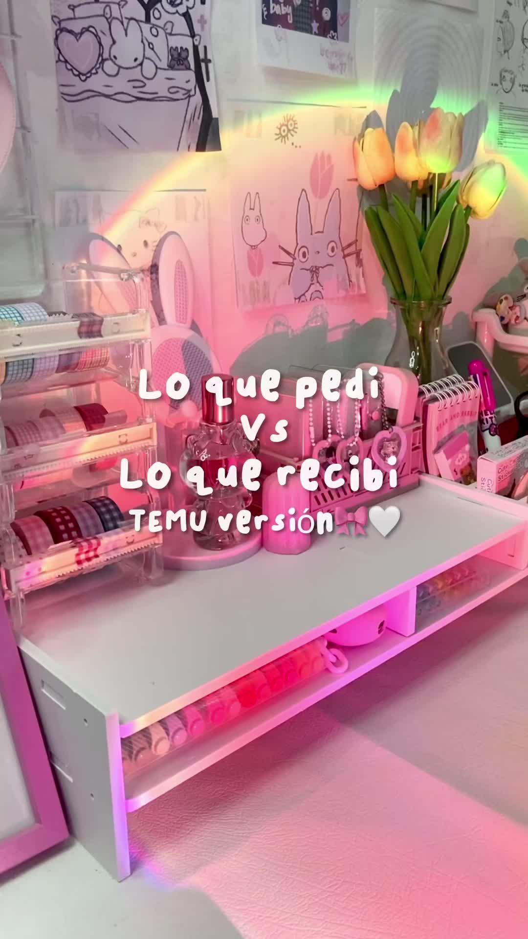 Siempre me gusta pedir cosas rositas y de hello kitty🩷 🥳 Fiestas Con TEMU 🎁  🔍  *dkg7557*  Busca para obtener la oferta de 90% de descuento por las fiestas del fin de año  #temu #temumexico #NavidadConTemu  #FiestasConTemu #studygram #school #aesthetic #kassstudies✨ #pink #haul #loquepedivsloquerecibi #hellokitty