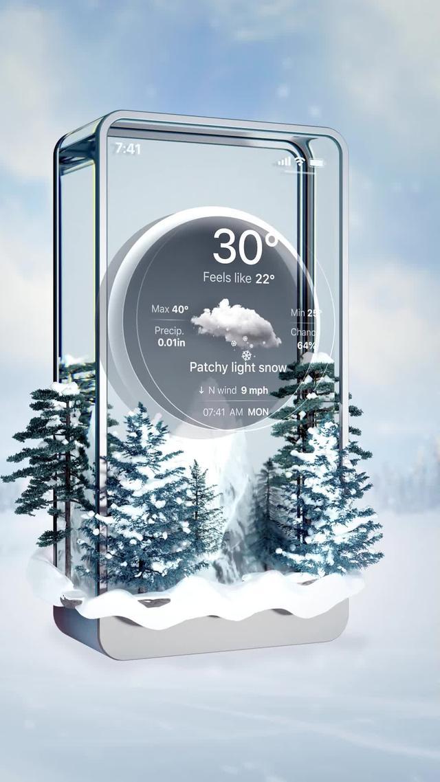Track your snowfall needs in this app!