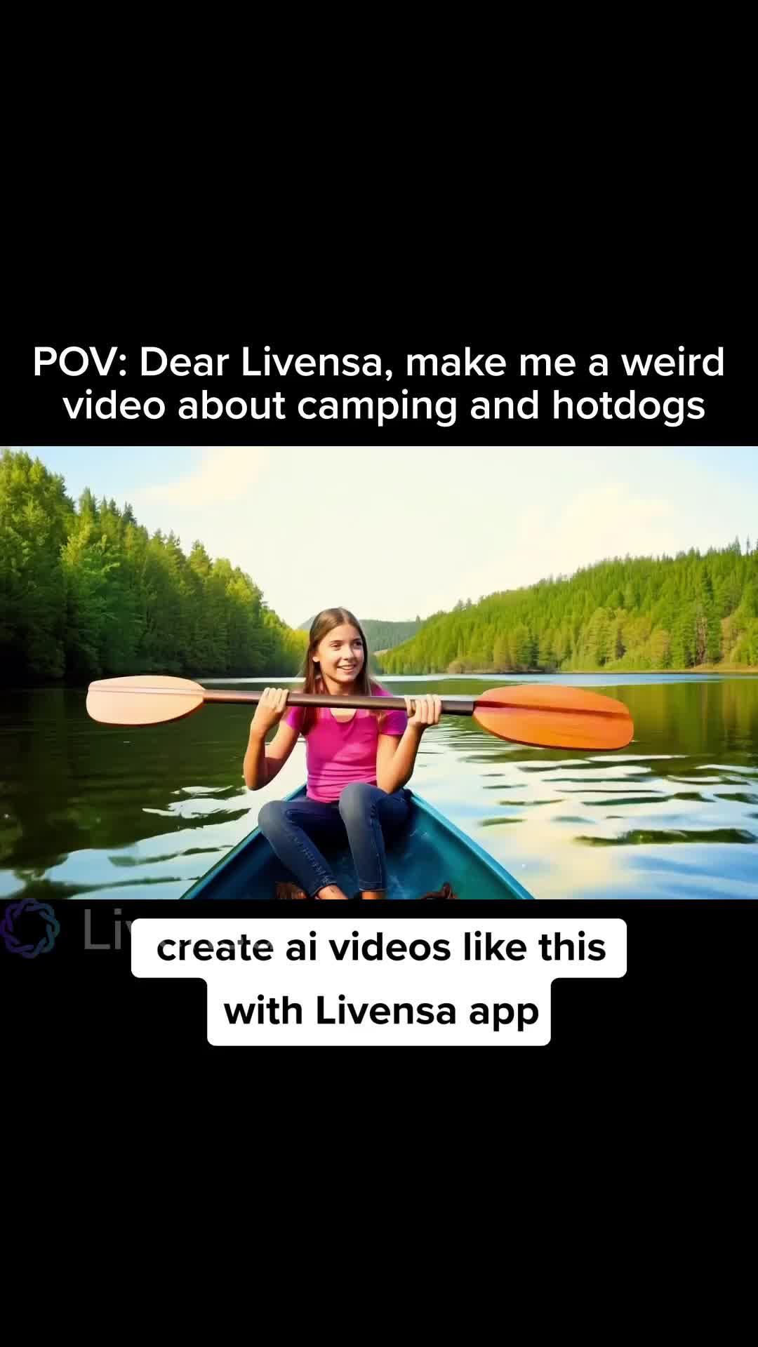 Create Al videos with your own words on mobile
