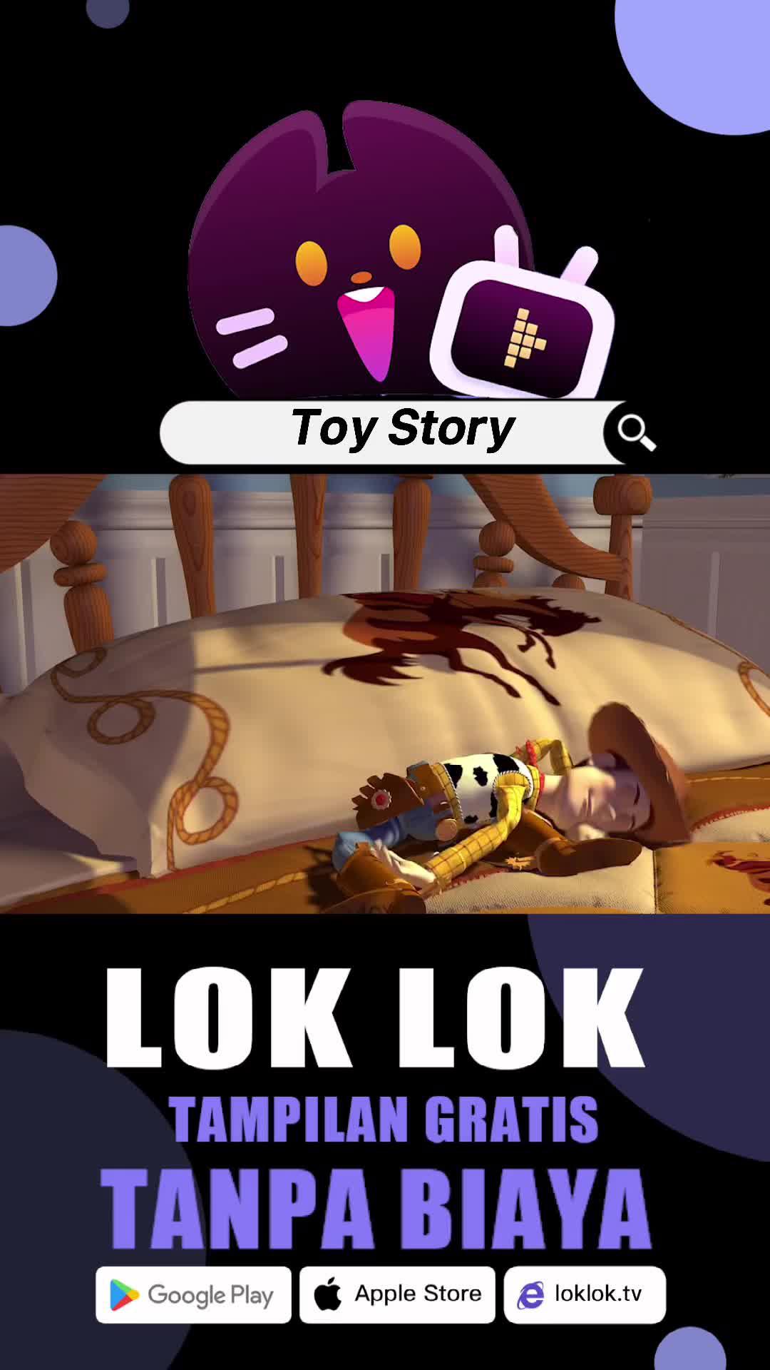 Menonton film dan drama yang Anda sukai