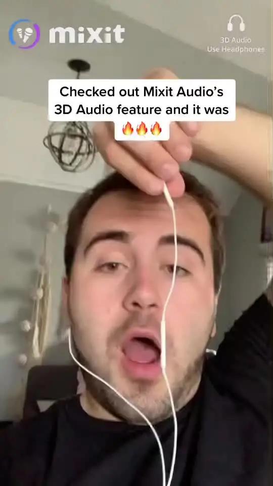 Put your headphones on to hear how the music feels like it's travelling through your head with @mixit_app  #3daudio #editaudio #musicediting #musicedit