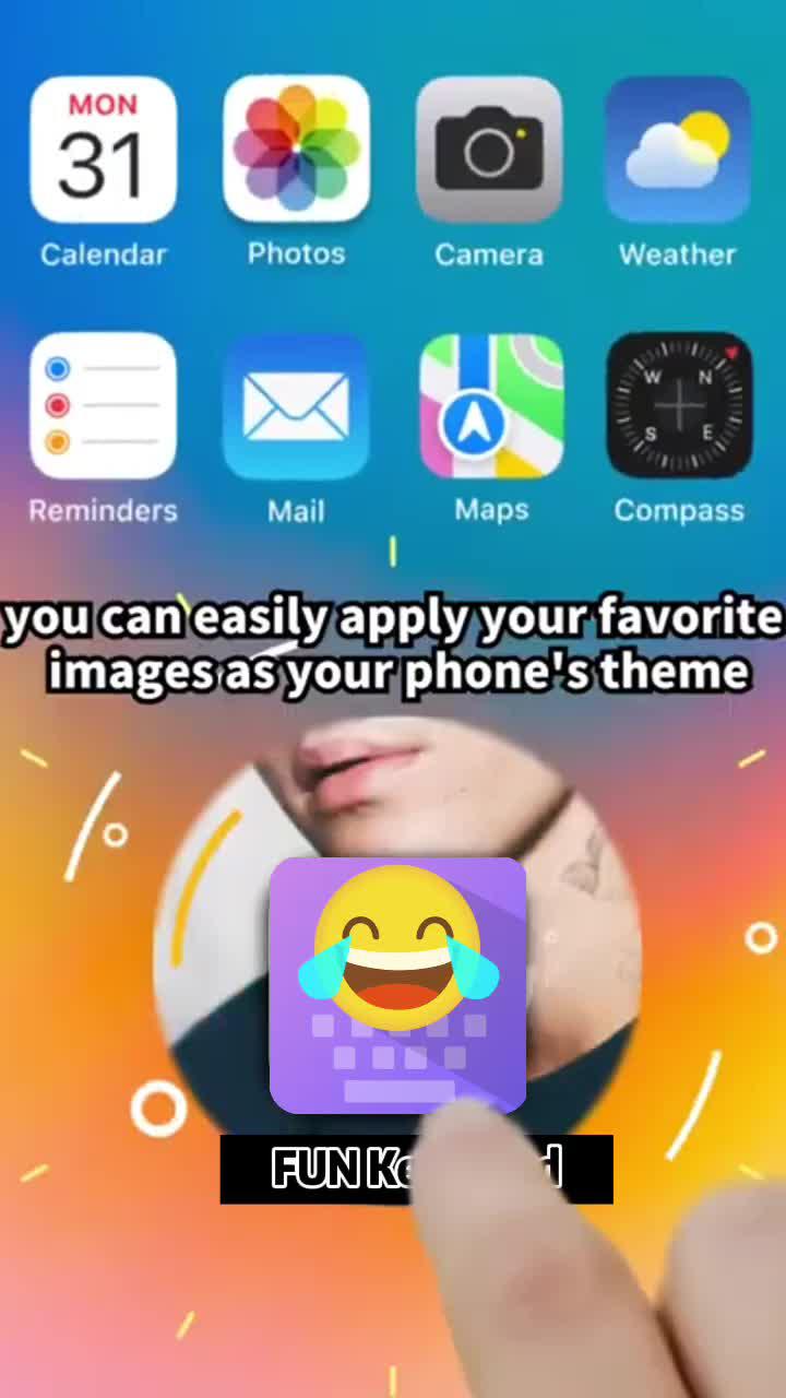 DIY your own keyboard with your favorite pictures.