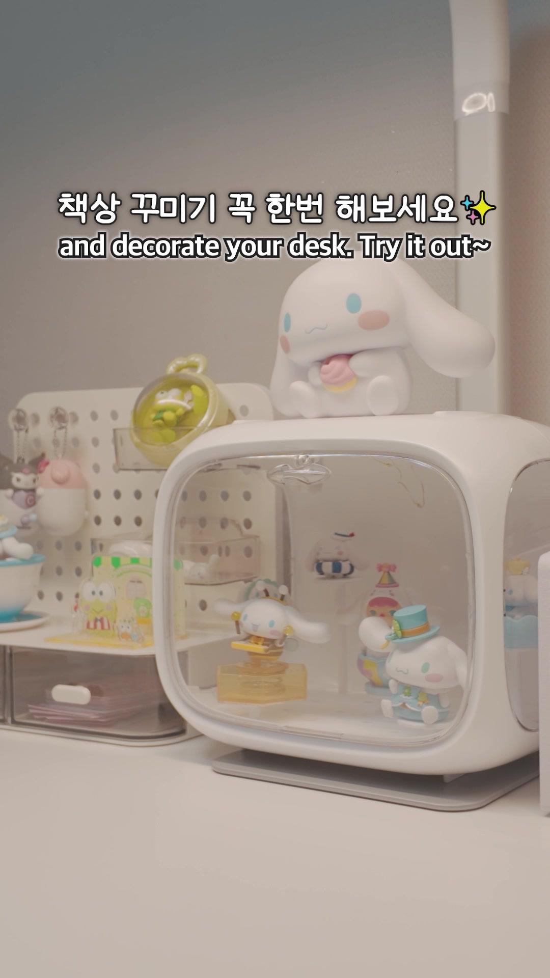 테무로 꾸며봤어요📚✨#테무깡 #테무하울 #테무추천템 #책상꾸미기 #오타쿠 #산리오