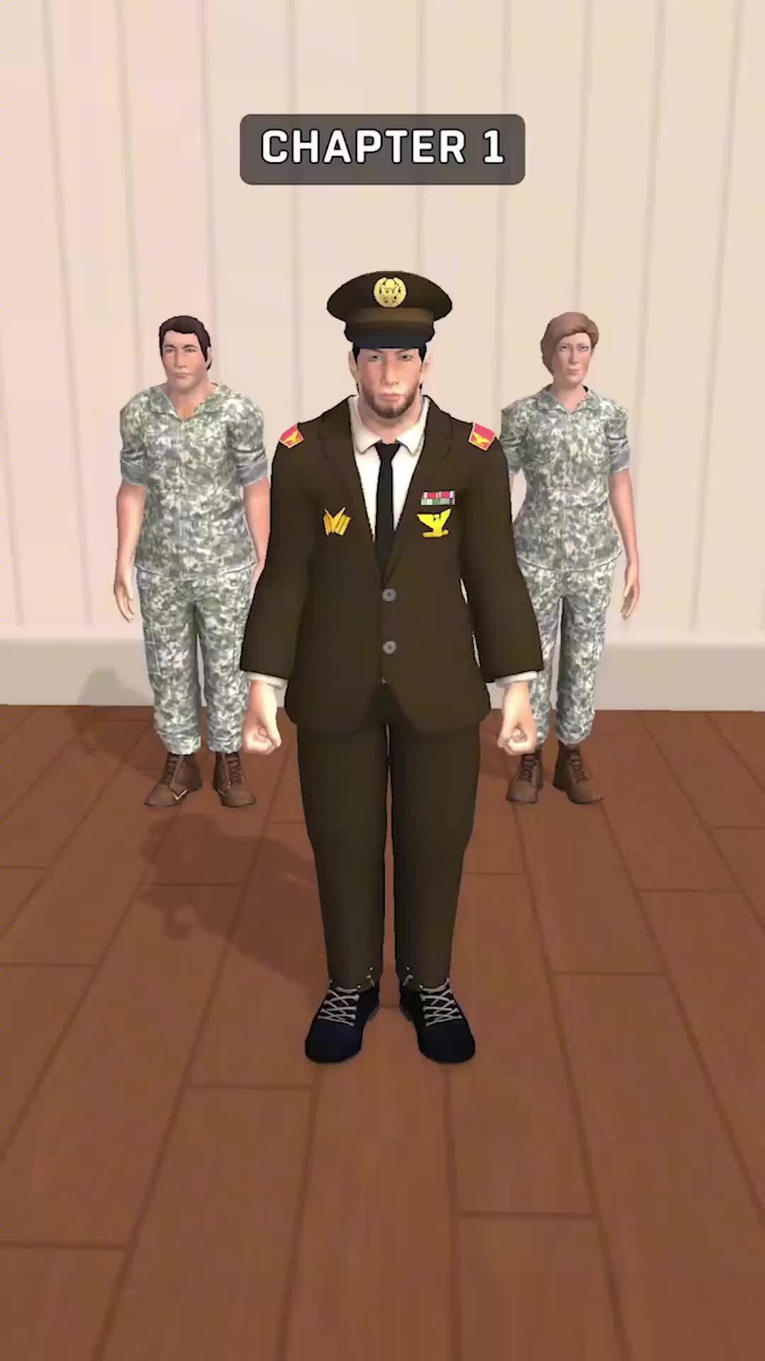 Army commander at battle front