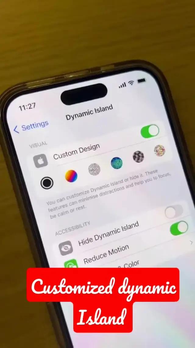 الجزيرة الديناميكية لجميع اصدارات الايفون