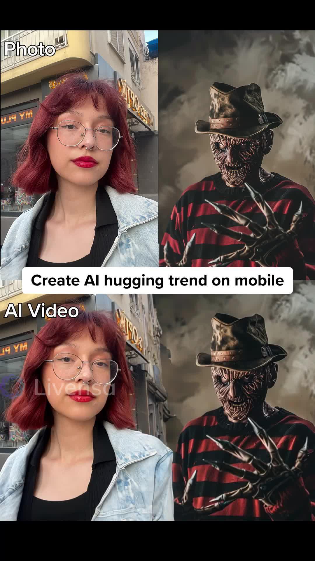 Create Al videos with your own words on mobile