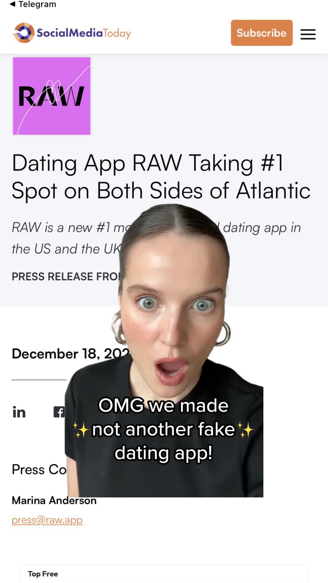 Realest dating app for real people!