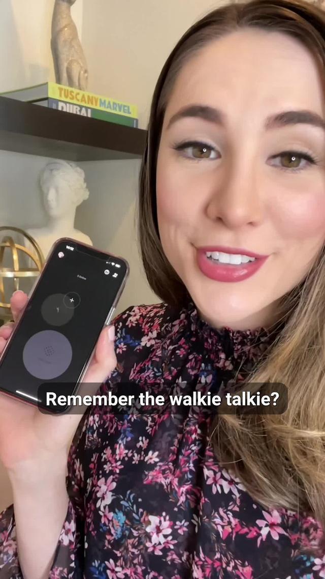 Push a bottom to talk.