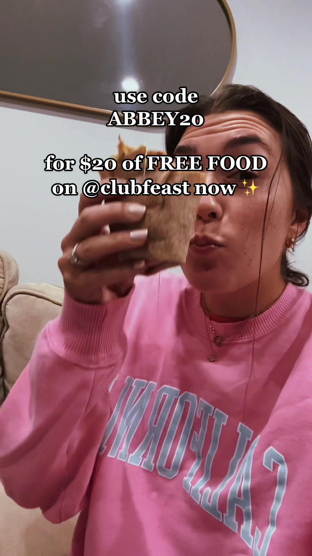 not me giving you all free food just bc you’re here 🤩🏆 get $20 of free NYC delivery food on @Club Feast now with ABBEY20! #clubfeastpartner #nyc