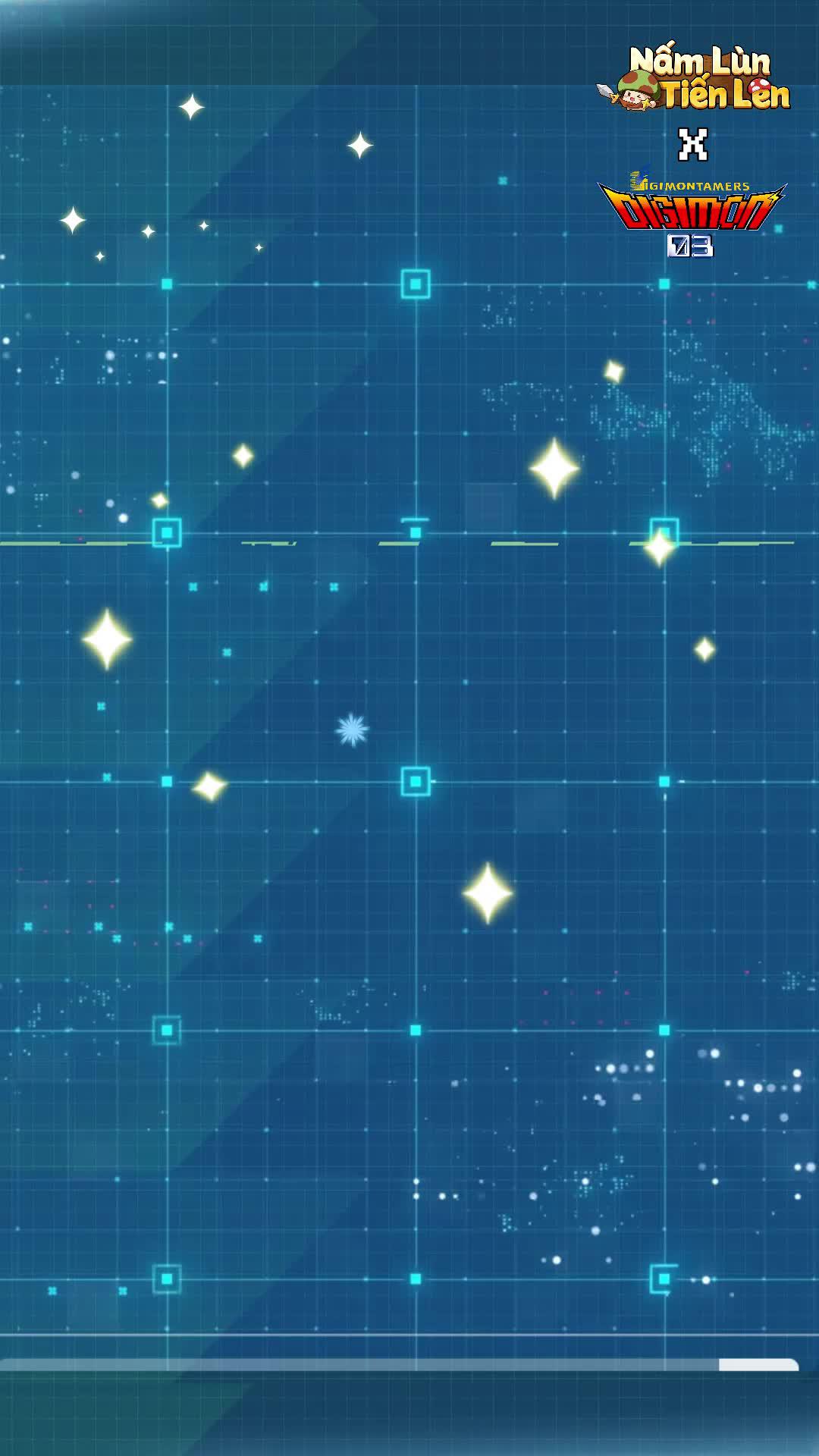 Nấm Lùn Tiến Lên x Digimon: Digital Monsters!!