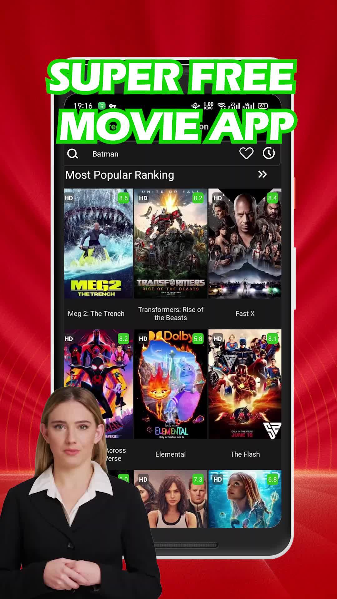 Install App & Watch All HD Movies for Free!