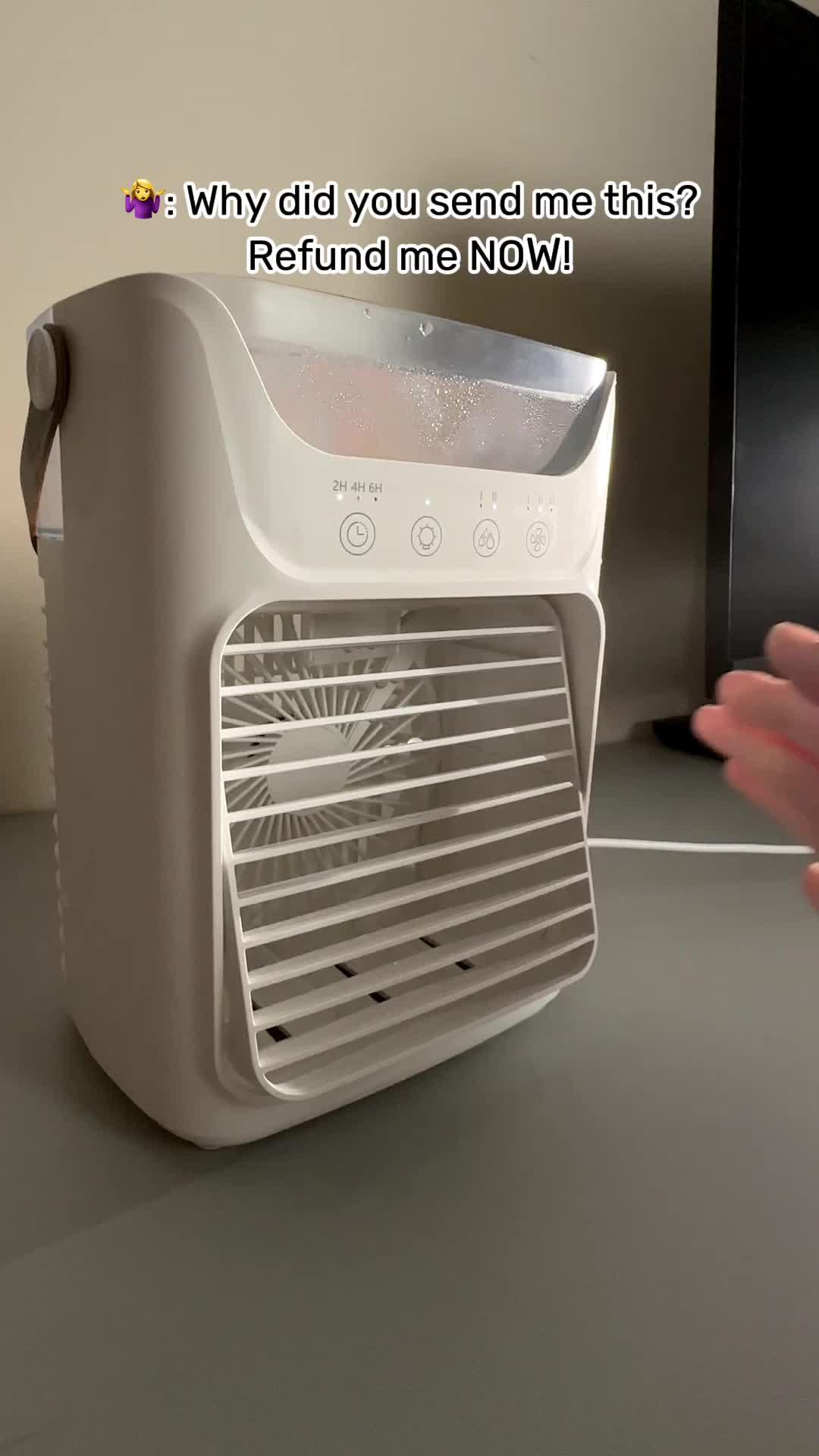 It's a NEED for Summer🥵❄️ #fyp #summer #fan #room #cool #trending #aircooler #fresh #ice #tiktokmademebuyit
