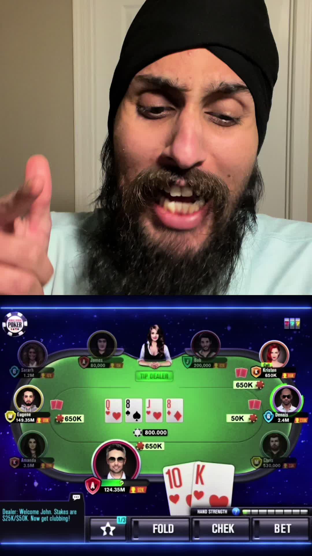 Play the free-to-play WSOP