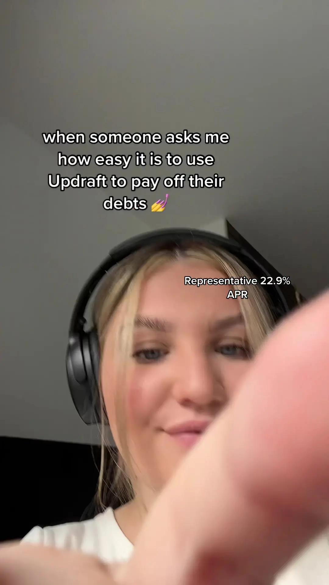 Just your finance bestie here to save the day 📱 #Updraft #UpdraftCredit #debtfreecommunity #moneytok 