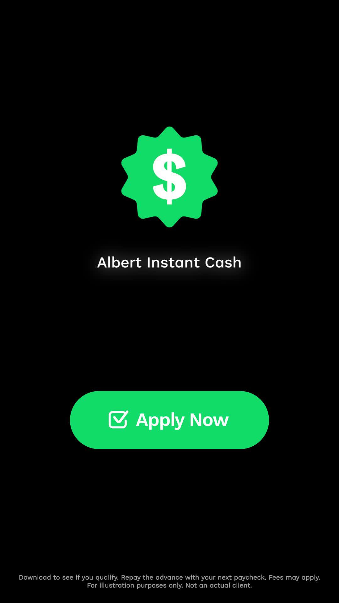 Tap for up to $250 instantly