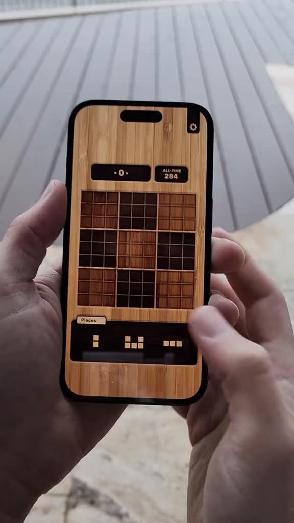Wood block puzzle game for iOS