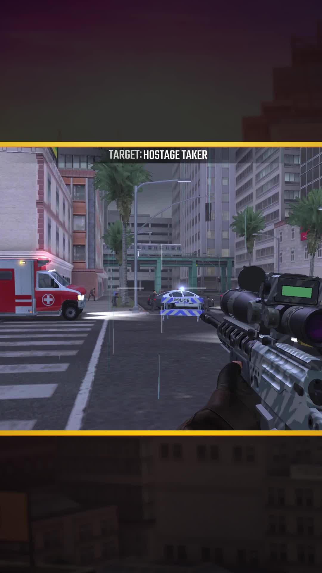 Shoot with amazing slow-motion sniper shots.