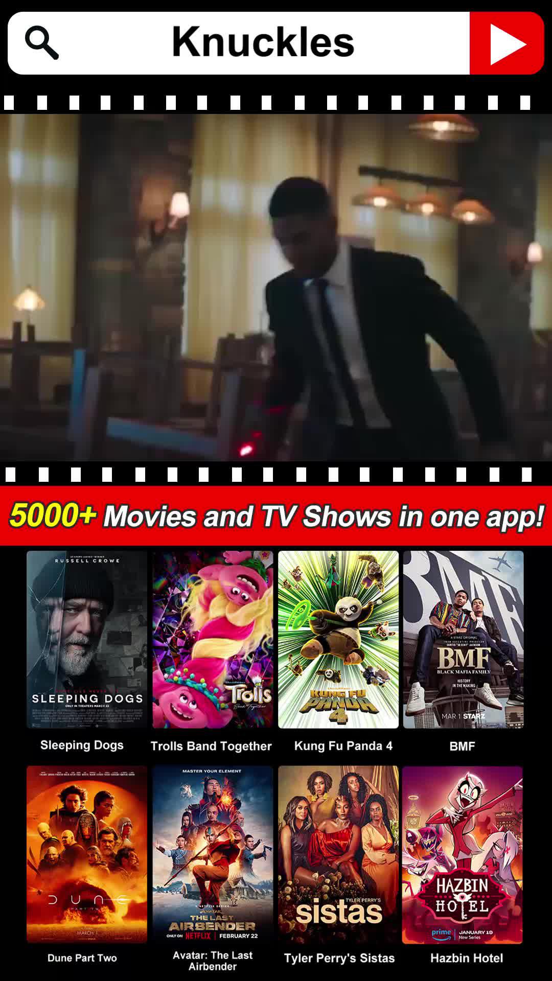 Watch blockbuster movies as you like