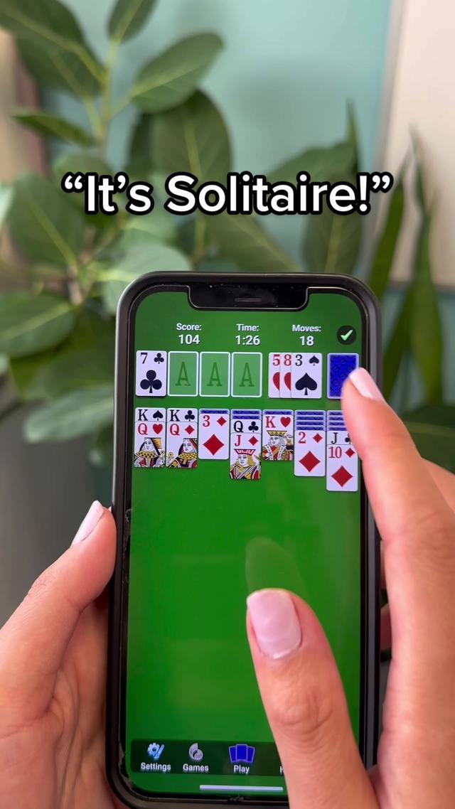 Solitaire is better than a chicken salad 🫣🫶 #mobilityware #mobilegamingcommunity #viralvideo #fyp #trending #chickensalad 