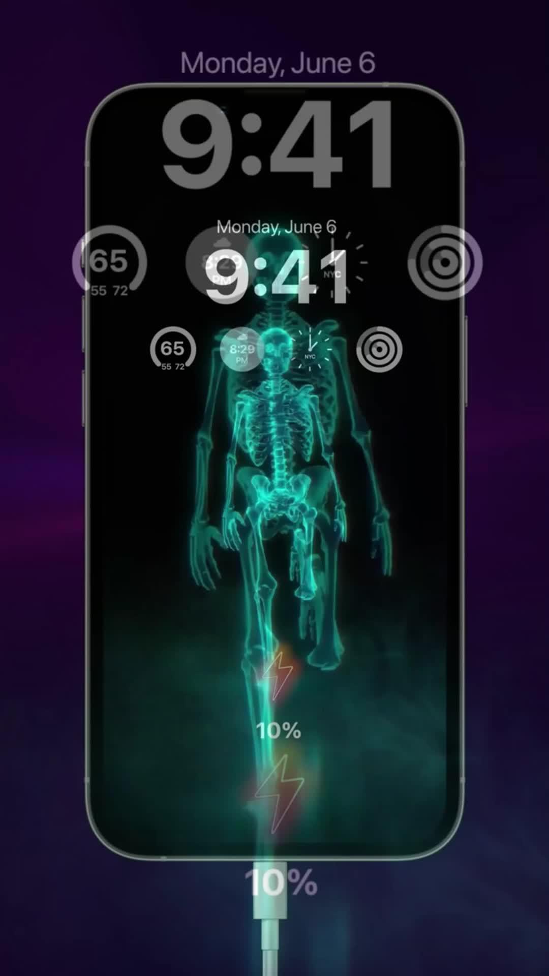 Wallpaper App that makes charging more fun!!
