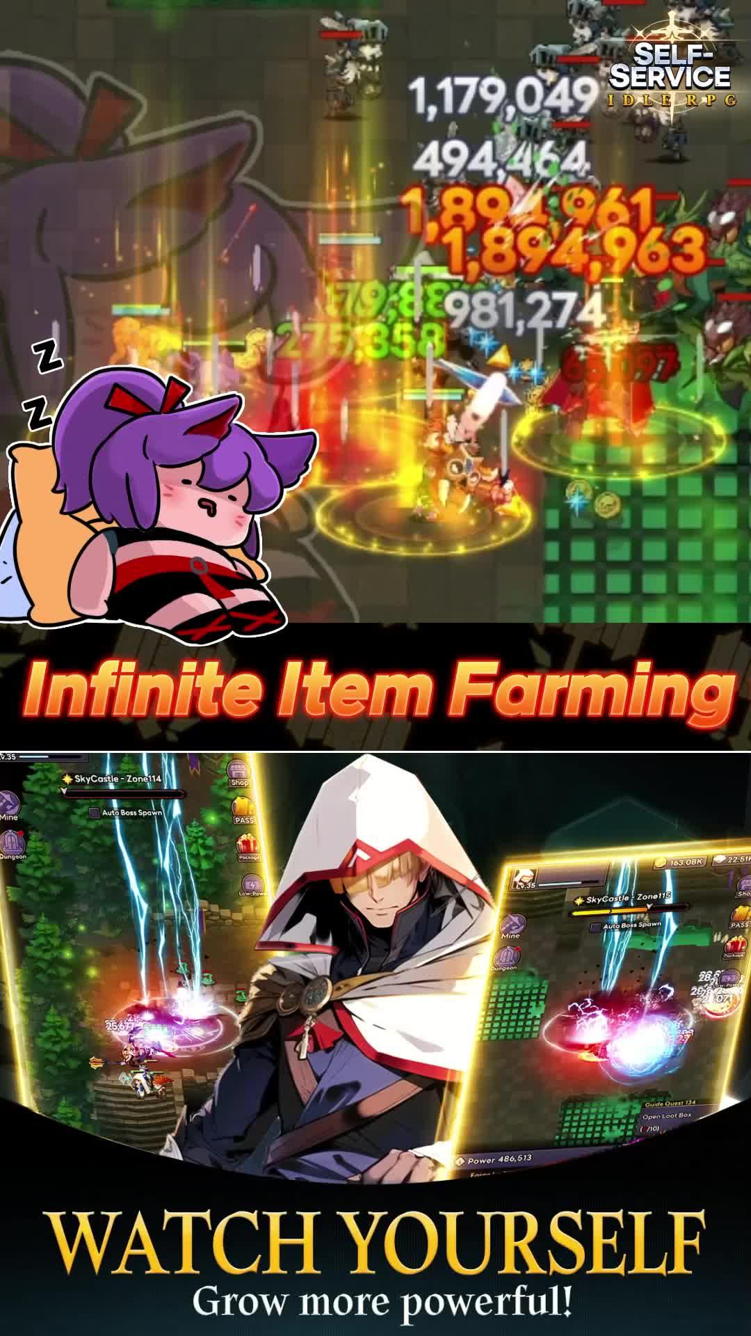 Truely Self-sufficient Idle RPG!