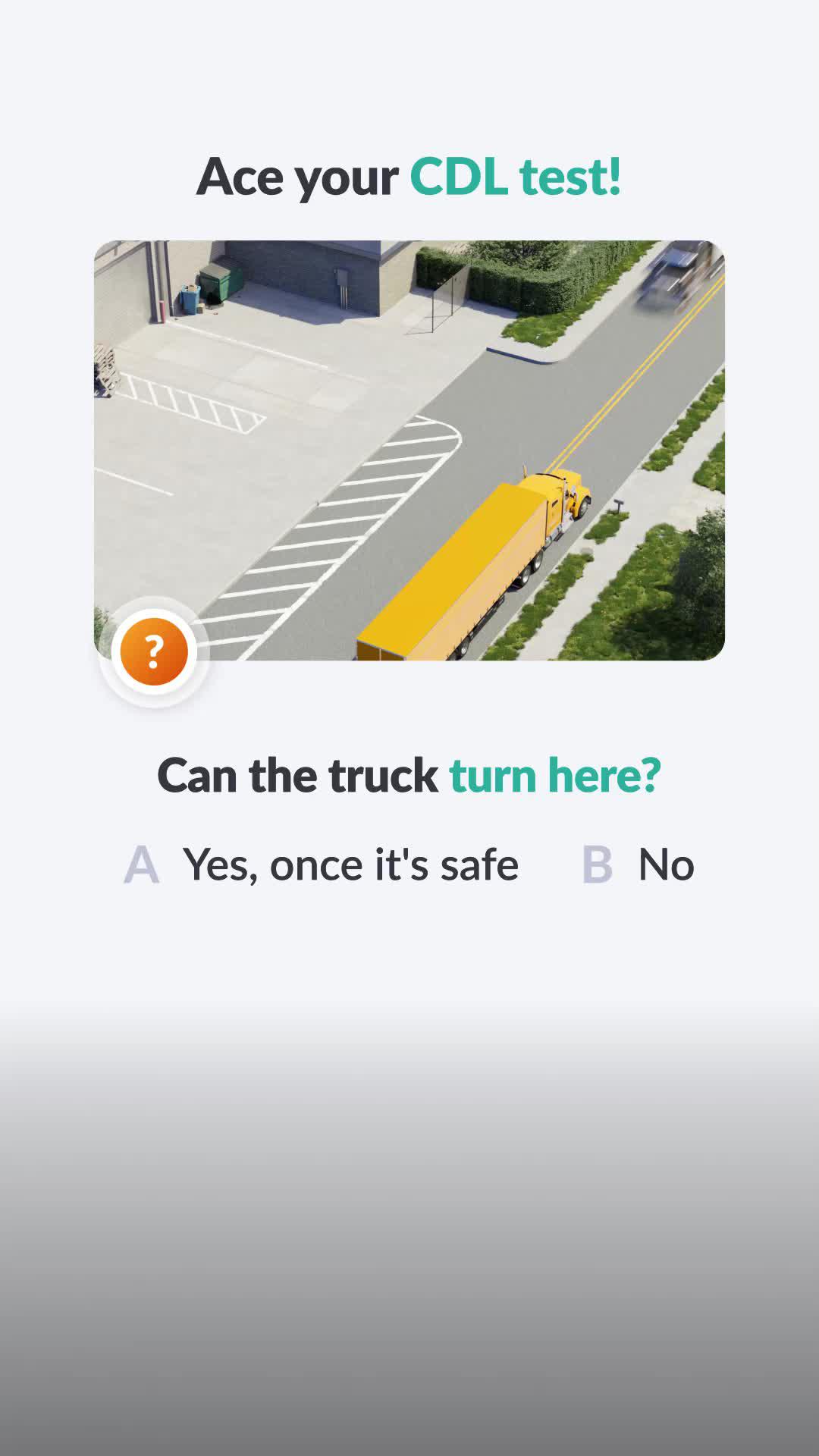 Study for your CDL test now!