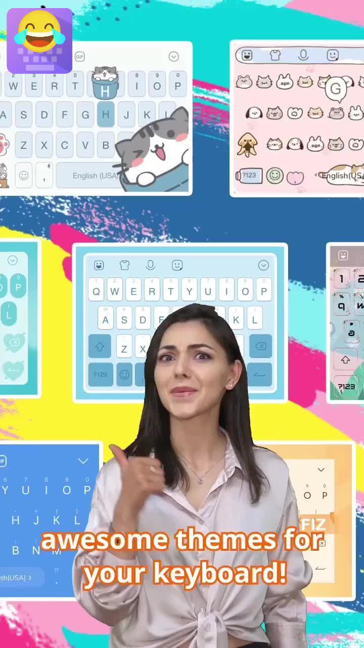 DIY your own keyboard with your favorite pictures.